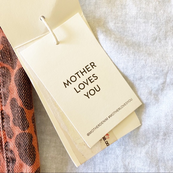 MOTHER High Waisted Looker Jean Ankle Fray Animal Attraction Leopard 27 NEW NWT - Picture 6 of 15